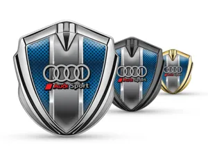 Audi Badge Auto Durevole Elegante Finitura Metallica